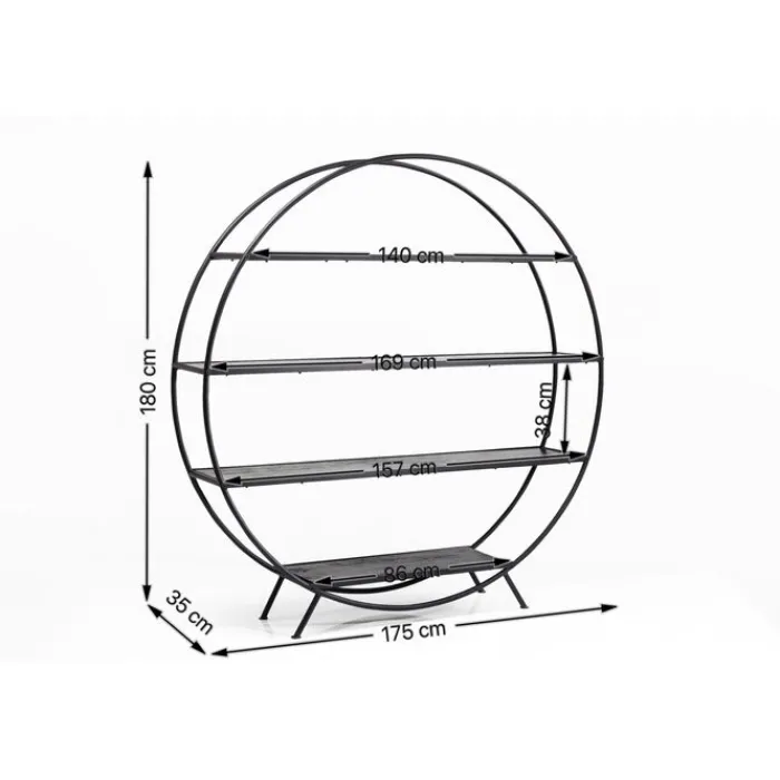 Etagére Mason rond>KARE Design