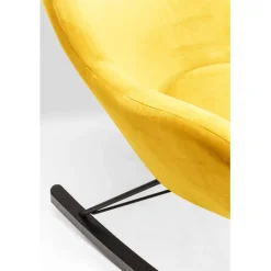 Fauteuil à bascule Oslo jaune><noscript><img width=