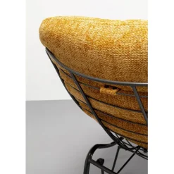 Fauteuil + tabouret Vienna Swing jaune><noscript><img width=