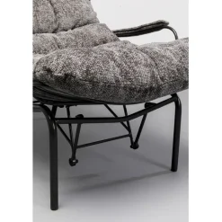Fauteuil + tabouret Vienna Swing gris><noscript><img width=
