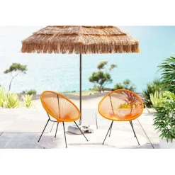 Fauteuil Acapulco orange (set de 2)>KARE Design Online