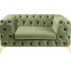 Fauteuil Bellissima velours vert 120cm>KARE Design New