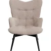 Fauteuil Black Vicky marron clair>KARE Design Discount