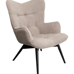 Fauteuil Black Vicky marron clair>KARE Design Discount