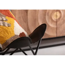 Fauteuil California cuir noir><noscript><img width=