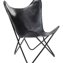 Fauteuil California cuir noir><noscript><img width=