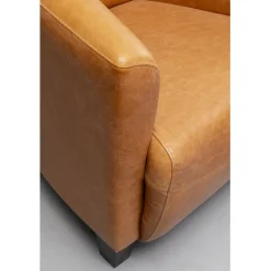 Fauteuil Cigar Lounge cuir  marron clair><noscript><img width=