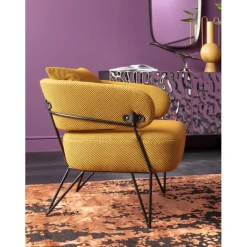 Fauteuil Peppo jaune>KARE Design Sale