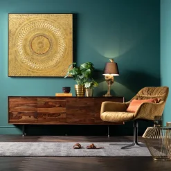 Fauteuil pivotant Bristol jaune><noscript><img width=