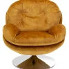 Fauteuil pivotant Cosy ambre>KARE Design Clearance