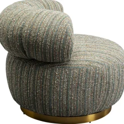 Fauteuil pivotant Couture Stripes bleu><noscript><img width=