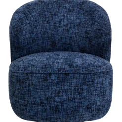 Fauteuil pivotant Ellie bleu>KARE Design Clearance