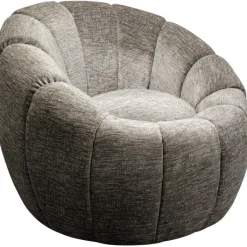 Fauteuil pivotant Fiori gris>KARE Design New