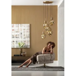 Fauteuil pivotant Janno beige>KARE Design Hot