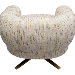 Fauteuil pivotant Janno beige><noscript><img width=