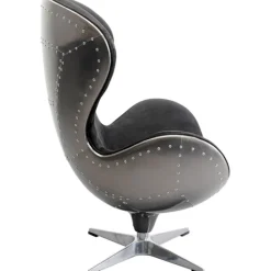 Fauteuil pivotant Lounge noir Grafite><noscript><img width=