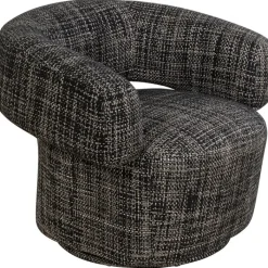 Fauteuil pivotant Maye Bow Gris><noscript><img width=