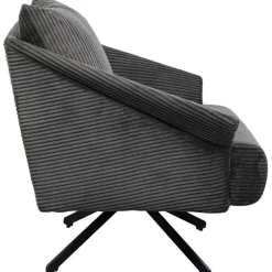 Fauteuil pivotant Milo gris><noscript><img width=