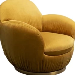 Fauteuil pivotant Nube jaune>KARE Design New