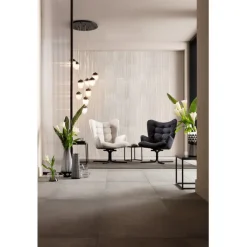 Fauteuil pivotant Oscar velours noir><noscript><img width=