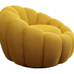 Fauteuil pivotant Peppo Bloom jaune><noscript><img width=