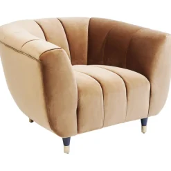 Fauteuil Spectra velours marron>KARE Design Online