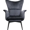 Fauteuil Tudor Velvet noir>KARE Design Online
