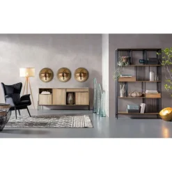 Fauteuil Tudor Velvet noir><noscript><img width=