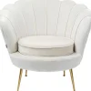 Fauteuil Water Lily doré-beige>KARE Design