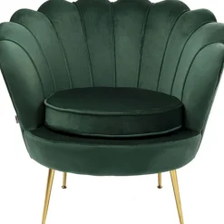 Fauteuil Water Lily doré-vert>KARE Design Outlet