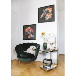 Fauteuil Water Lily doré-vert><noscript><img width=