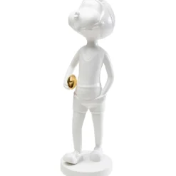 Figurine décorative Ball Girl blanc 41cm><noscript><img width=