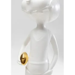Figurine décorative Ball Girl blanc 41cm><noscript><img width=