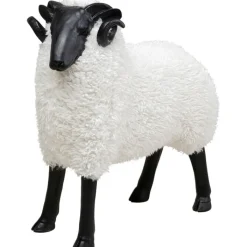 Figurine décorative Bathilde Ram blanc 78cm>KARE Design Online