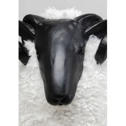 Figurine décorative Bathilde Ram blanc 78cm><noscript><img width=