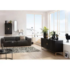 Figurine décorative Bathilde noir 48cm>KARE Design Online