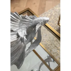 Figurine décorative Betta Fish argenté petit><noscript><img width=