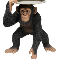 Figurine décorative Butler Playing Chimp noir 52cm>KARE Design Best