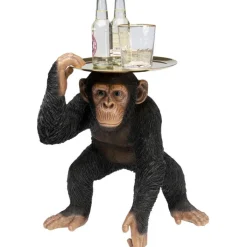 Figurine décorative Butler Playing Chimp noir 52cm><noscript><img width=