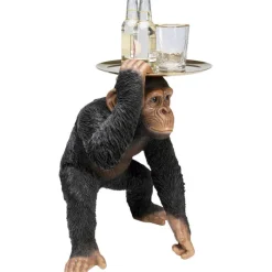 Figurine décorative Butler Playing Chimp noir 52cm><noscript><img width=