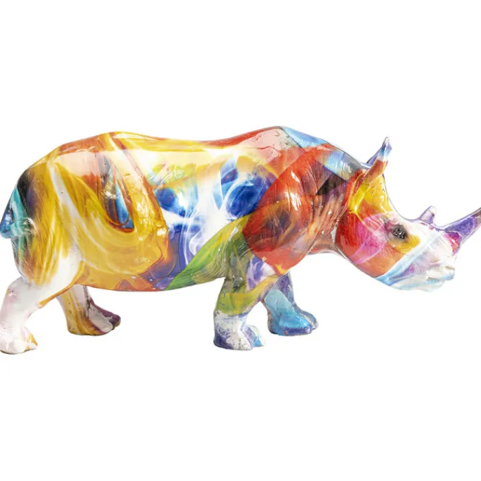 Figurine décorative Colored Rhino 17cm>KARE Design Clearance