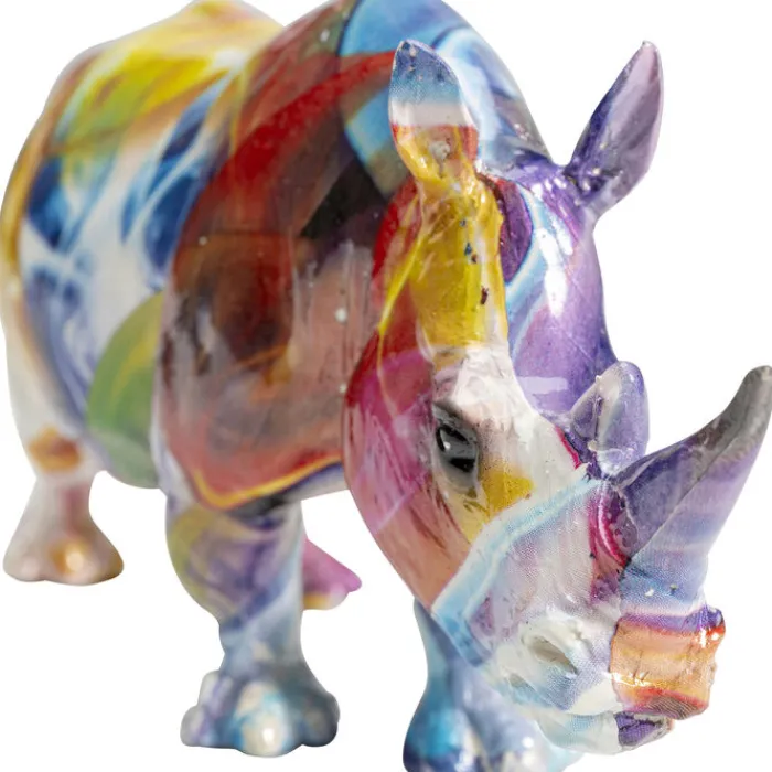 Figurine décorative Colored Rhino 17cm>KARE Design Clearance