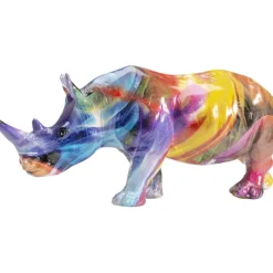 Figurine décorative Colored Rhino 17cm><noscript><img width=