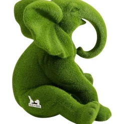 Figurine décorative Elephant Flock vert 18cm><noscript><img width=