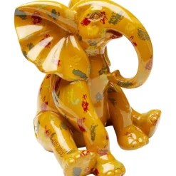 Figurine décorative Elephant Dots jaune 18cm>KARE Design Online