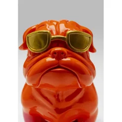 Figurine décorative Fashion Dog orange 17cm><noscript><img width=