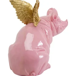 Figurine décorative Flying Pig fuchsia 79cm><noscript><img width=