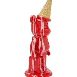 Figurine décorative Gelato Bear rouge 40cm><noscript><img width=