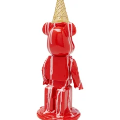 Figurine décorative Gelato Bear rouge 40cm><noscript><img width=