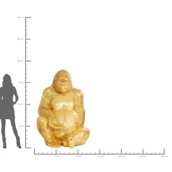 Figurine décorative Gorilla doré XL180><noscript><img width=